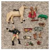 Assorted Vintage Toy Figures, Automobiles