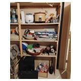 Basement Shelving Area Contents