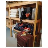 Basement Shelving Area Contents
