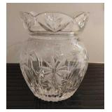 Cut Crystal Vase