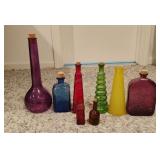 Colored Glass Bottles