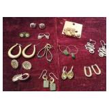 13 Pairs of Pierced Earrings