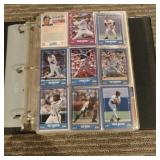 Binder of Baseball Cards