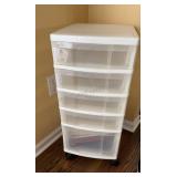 Rolling Plastic Storage Container