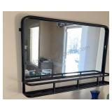 Metal Wall Mirror Shelf  21x34