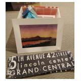 Tote of Assorted Household Decor, Goods