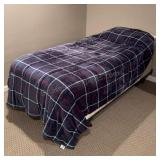 Twin Bed & Bedding