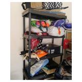 Garage Shelving Unit w/Contents