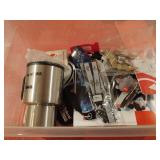 Small Tote of Assorted Airlines Memorabilia