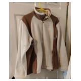 Ladies North Face Zip Up Fleece Jacket Size XL