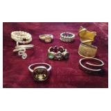 Assorted Fashion Rings Inc 925 Sterling