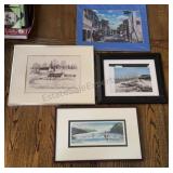 Group of Signed Art  Prints