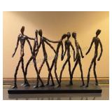 People Sculpture 14x10 inches tall