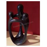 Circle of Love Soapstone Sculpture 8 inches tall