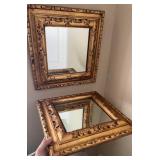 Pair of Wall Mirrors 16x16