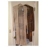 Long Cardigan Coat Sweaters  Size 2X (Tan NWT)