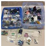 Shoe box of Glass Art Jewelry Materials