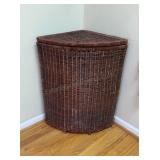 Wicker Corner Basket 26 inches tall