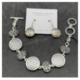 Bracelet & Sterling Annika Witt Earrings