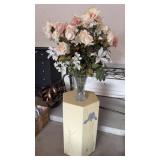 Plant Stand & Faux Arrangement