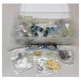 Shoe box of Jewelry Making Beads & Supplies