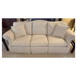 Ethan Allen Sofa feather blend Cushions 89 inches