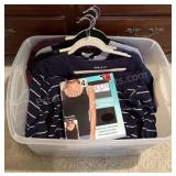 Tote of 2x casual long sleeves & Med Tanks