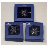 Swarovski Crystal Star Ornaments