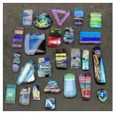 Fused Art Glass Charms & Pendants Holed
