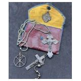 Religious Charms 1 marked Sterling