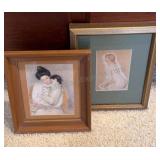 Framed Nude Prints 9x10 & 9x11.5