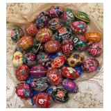 Collection of Pysanky Hand Painted Eggs
