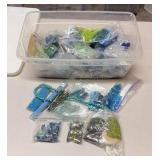 Shoe box Of Jewelry Making Beads