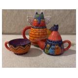 Laurel Burch Tea pots & Cup