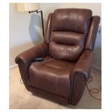 Flexsteel Brown Leather Mobility Lift Chair