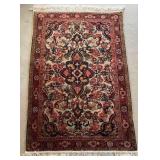 Hand Knotted Wool Rug 40.5x63