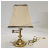 Brass desk lamp