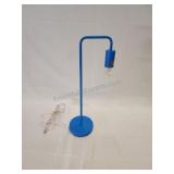 Blue metal desk lamp