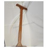 Pool stick wall rack 47.5in tall 15.5in wide.