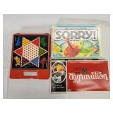 3 vintage board games
