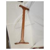 Pool stick wall rack 47.5in tall 15.5in wide.