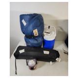 Camp set north face sleeping bag, self inflate