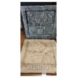 Set of 4 garden/shed Season decor. Hangable.