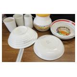 Italian dinnerware and extras
