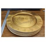 Set if 6 Gold Chargers