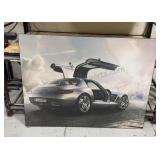 Mercedes AMG photo on fabirc 36x48