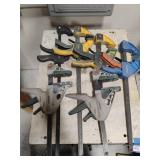6 Assorted Clamps