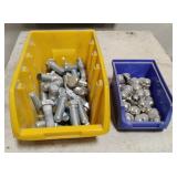 Bin of Zinc Bolts and Caps