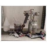 Paint Spray Gun and Parts