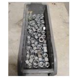 Bin of 5/8 Steel Nuts